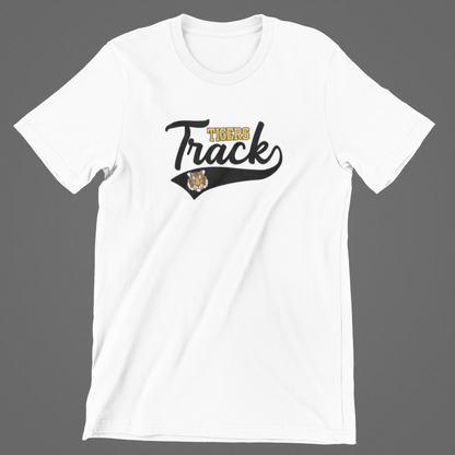 Tigers Track Swoosh & Mascot Logo Tee