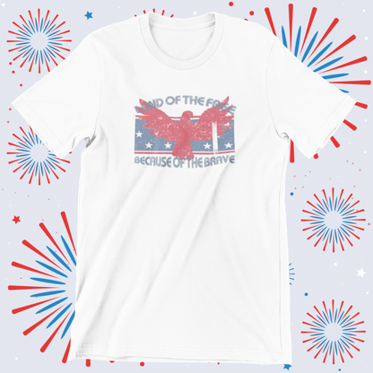 Land Of The Free Retro Logo