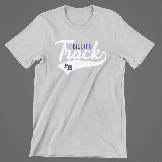 Billies Track Swoosh & Mascot Logo Tee
