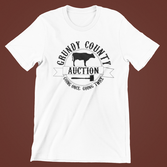 Grundy County Auction Tee Logo