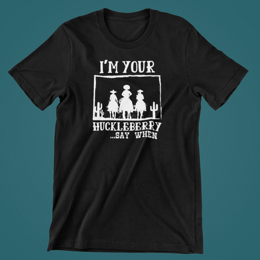 I'm Your Huckleberry Tee Logo
