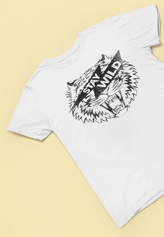 Tigers Stay Wild Black Logo