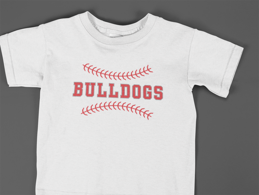 Bulldogs & Laces Baseball Tee