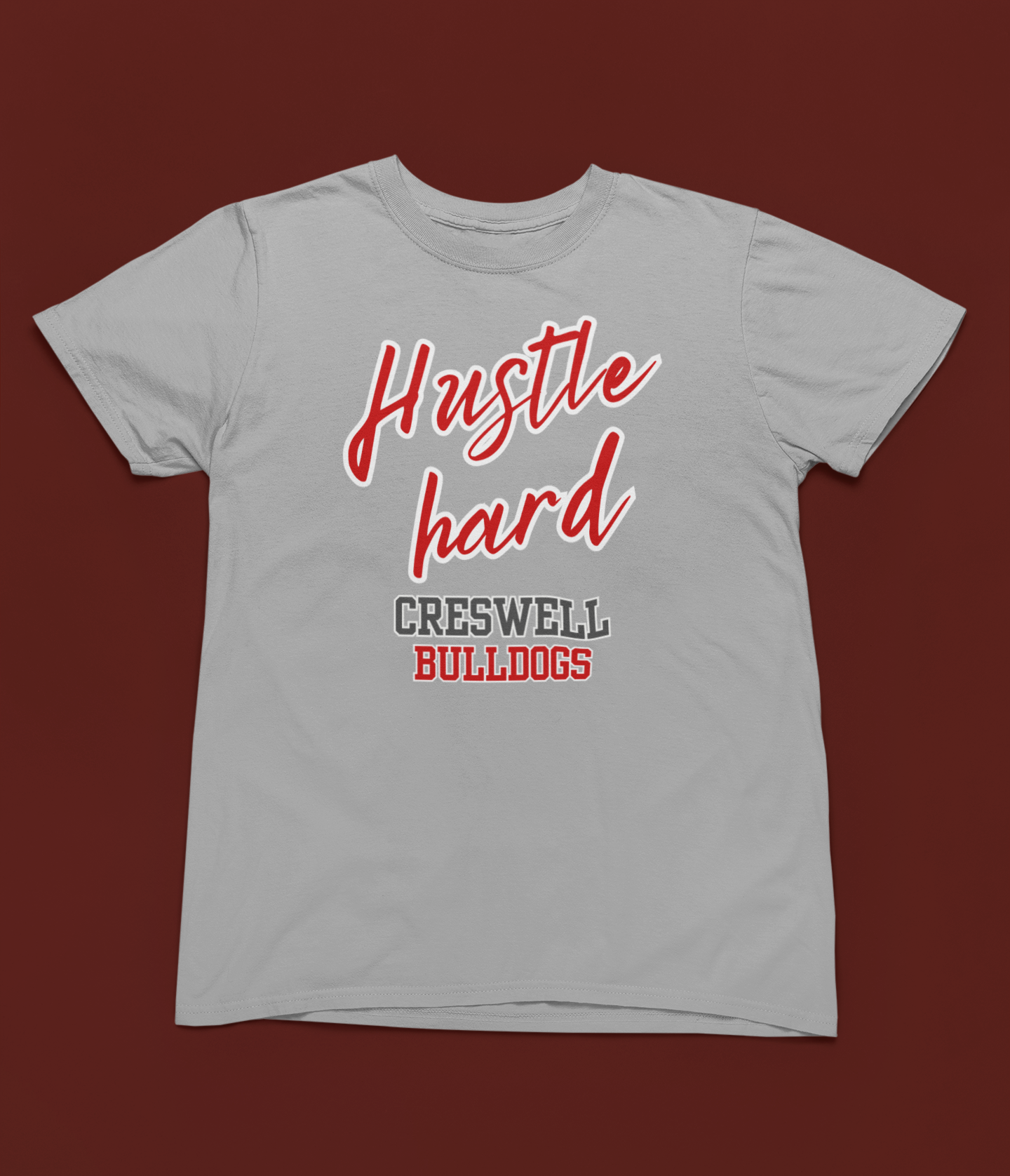 Hustle Hard Bulldogs Tee