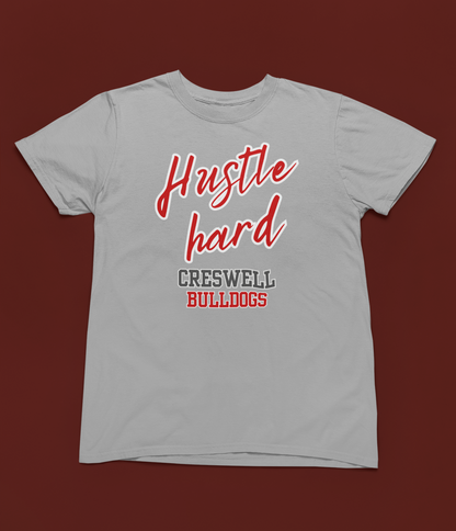 Hustle Hard Bulldogs Tee
