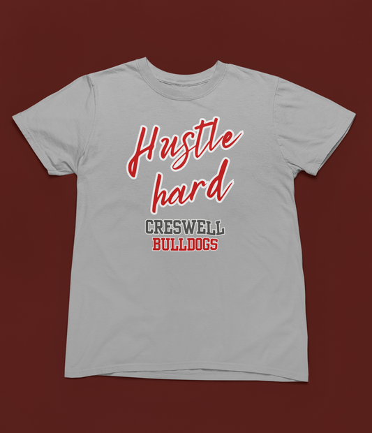 Hustle Hard Bulldogs Tee