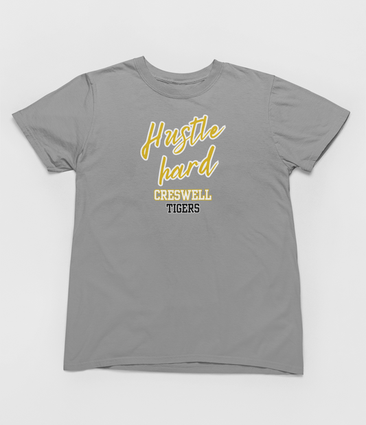 Hustle Hard Creswell Tigers Tee