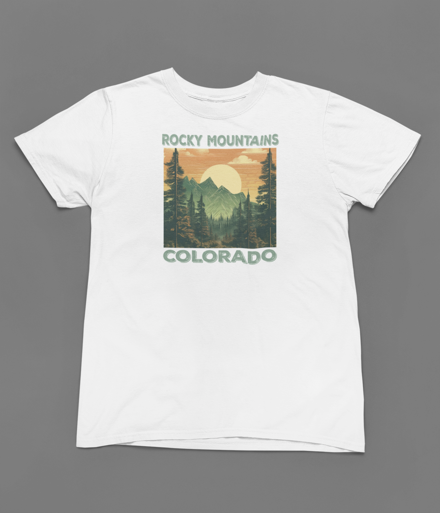 Rocky Mountains Colorado National Parks Logo