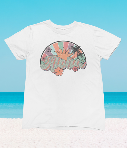 Aloha distressed Logo