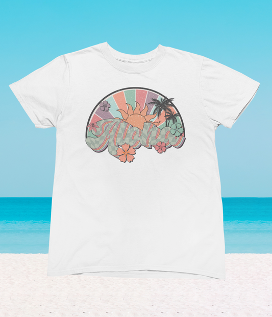 Aloha distressed Logo