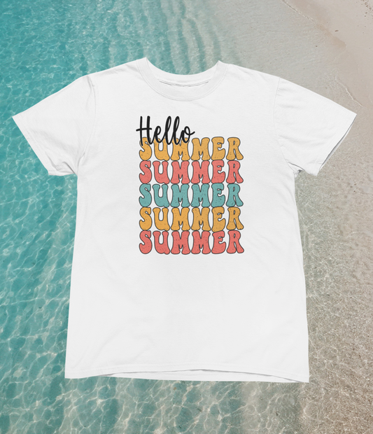 Hello Summer Stacked Logo