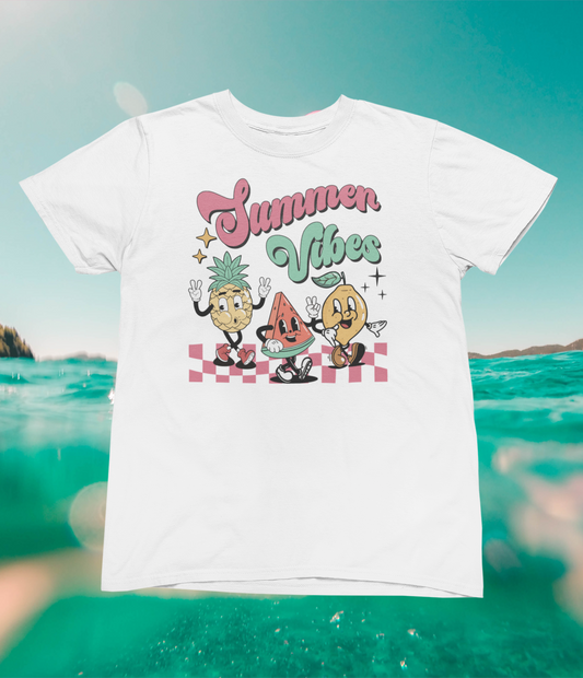 Summer Vibes Retro Logo