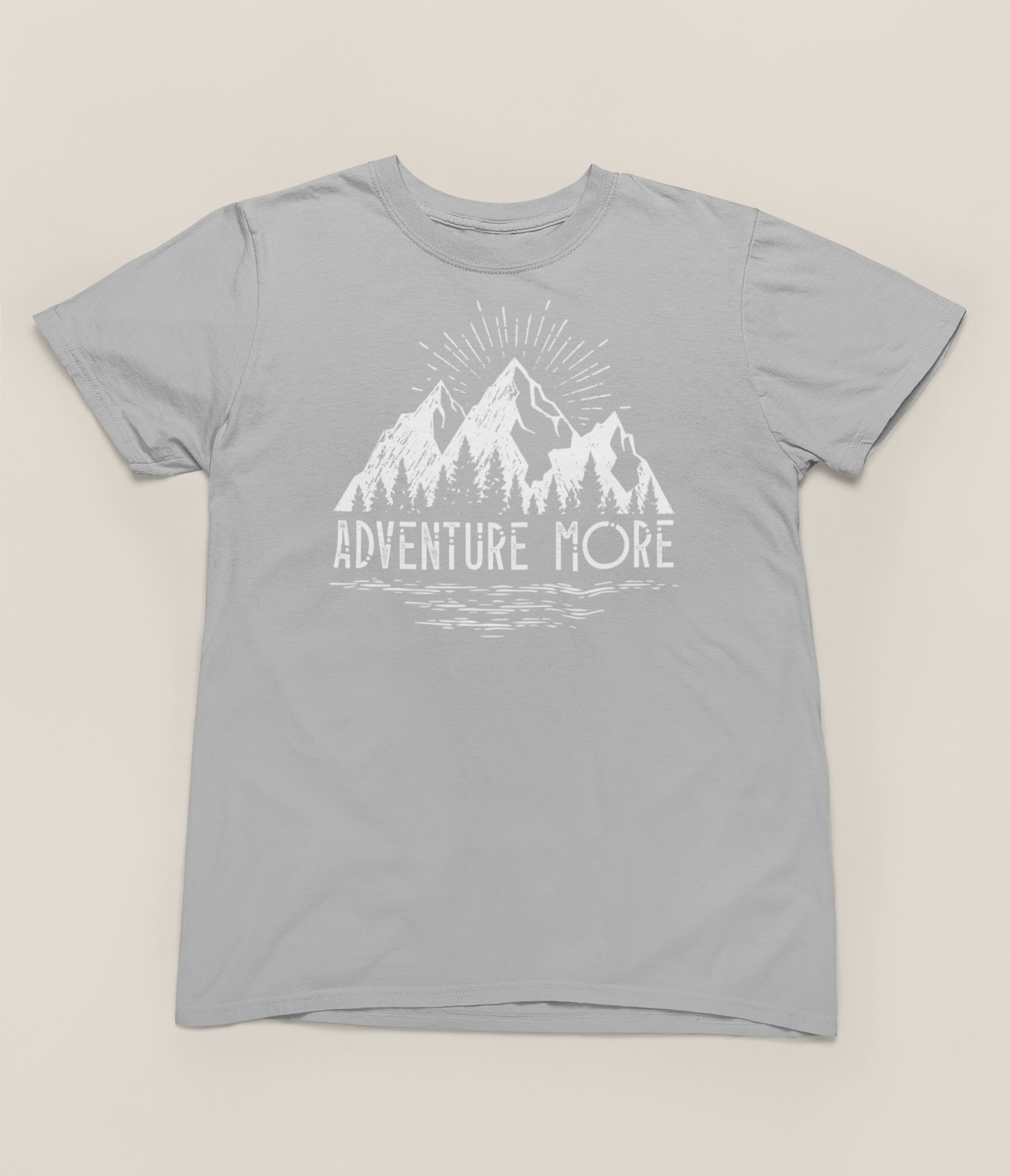 Adventure More White Logo