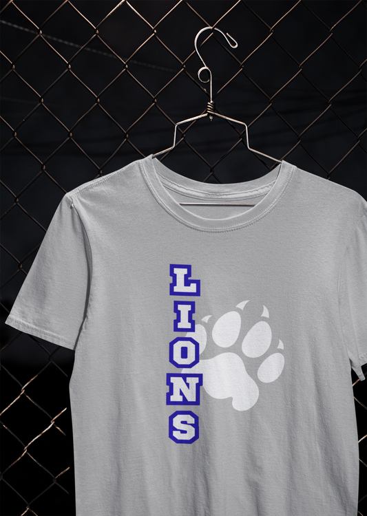 Vertical Lions and White Paw