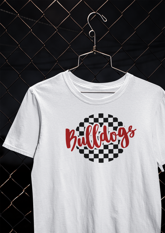 Retro Bulldogs Round Logo