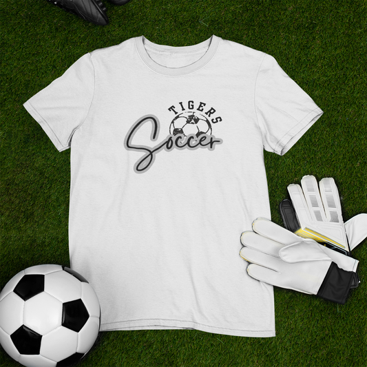 Tigers Soccer Ball Logo Tee