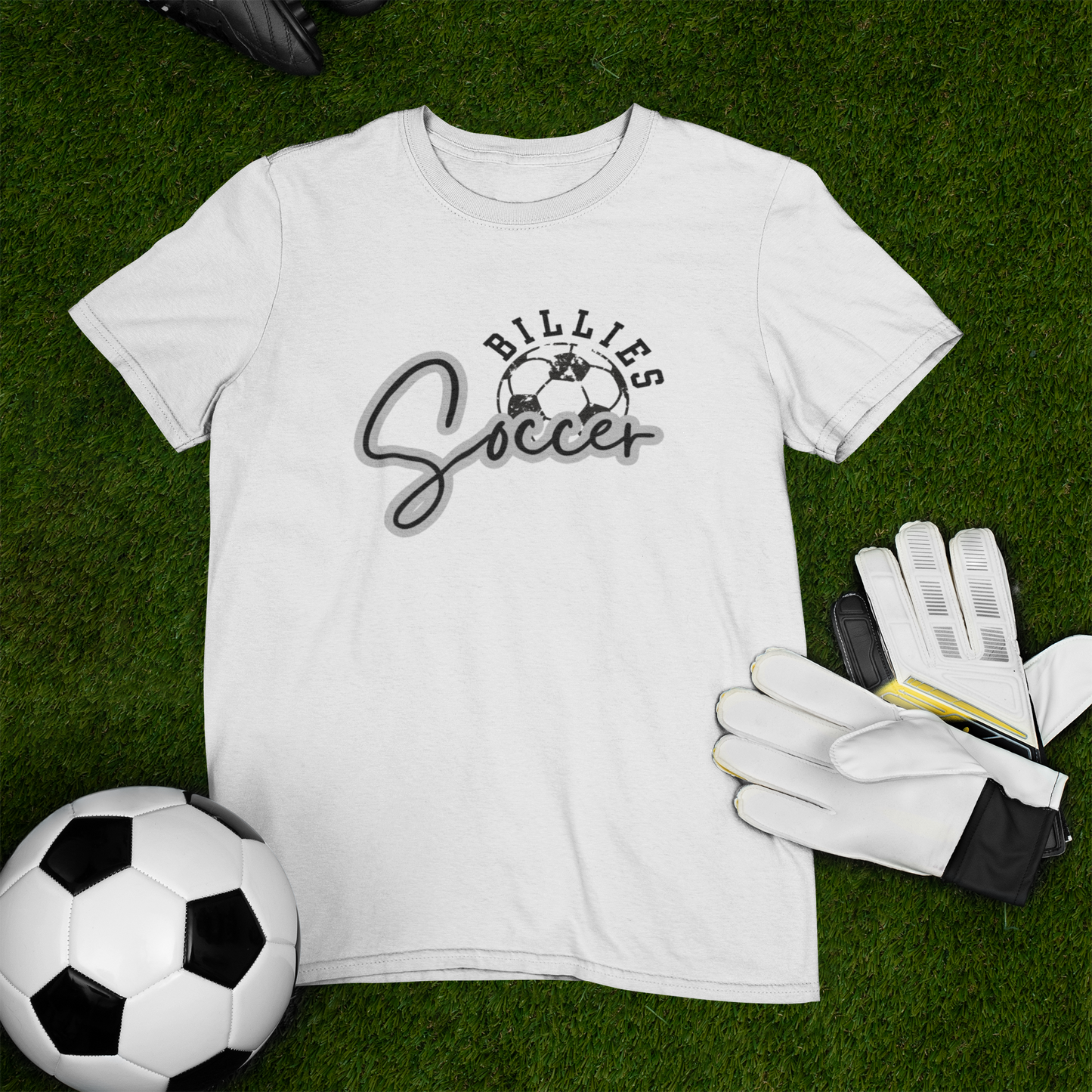 Billies Soccer Ball Logo Tee