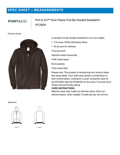 F.E.T.C.H. Logo-Unisex Zip Up Hoodie