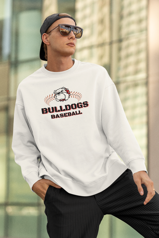 Bulldogs Baseball Logo And Laces Tee