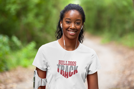 Bulldogs Angled Track Tee
