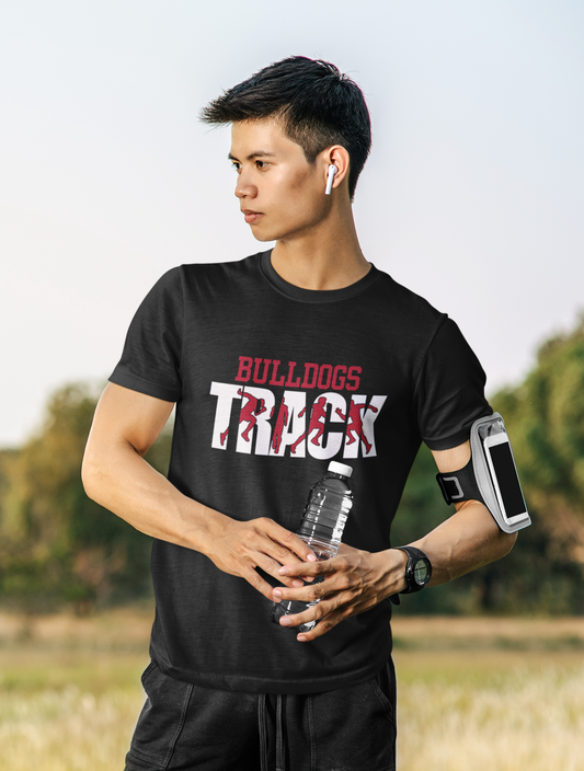 Bulldogs Track Figures Tee