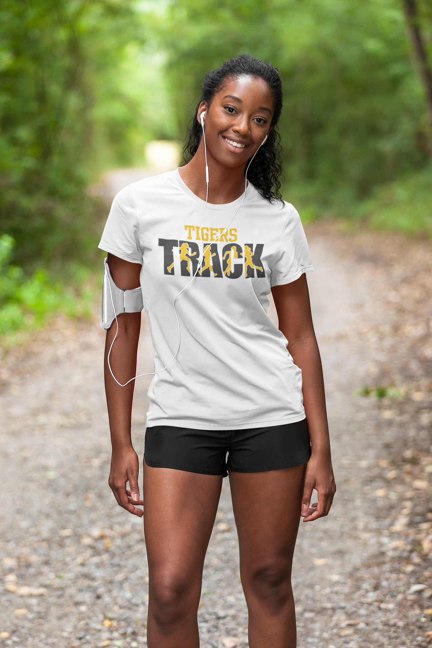 Tigers Female Track Figures Tee