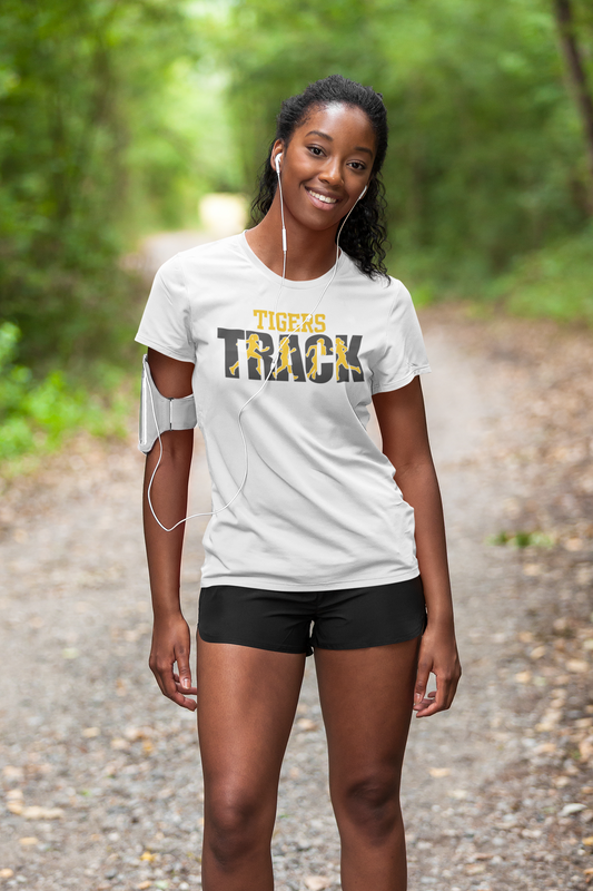 Tigers Female Track Figures Tee