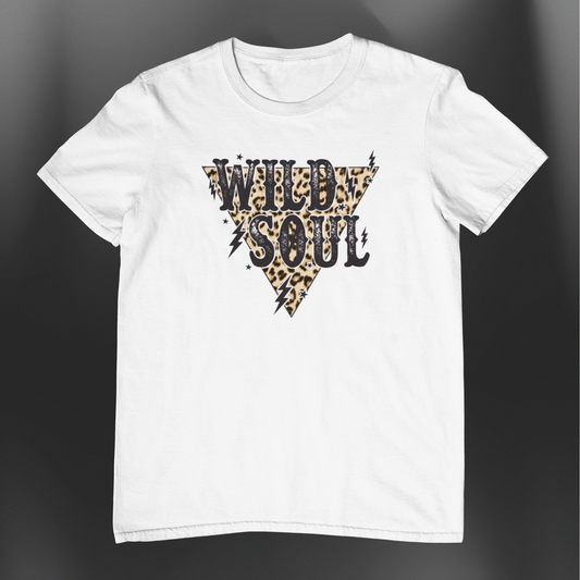 Wild Soul Leopard Print Logo