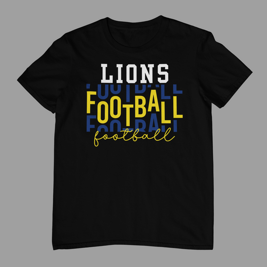 Cottage Grove Lions Staggered Blue & Gold!
