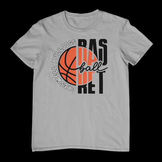 Creswell Bulldogs Basketball Logo!
