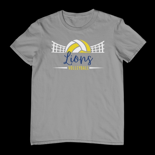 Cottage Grove Lions Gold & White Volleyball Logo