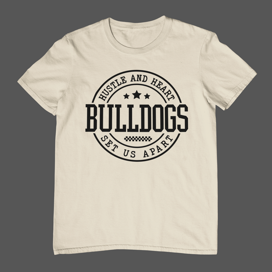 Bulldogs Hustle And Heart - Black