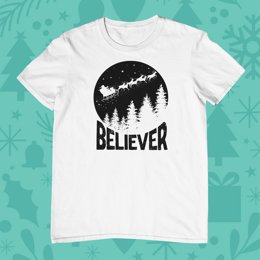 Believer Christmas Black Logo