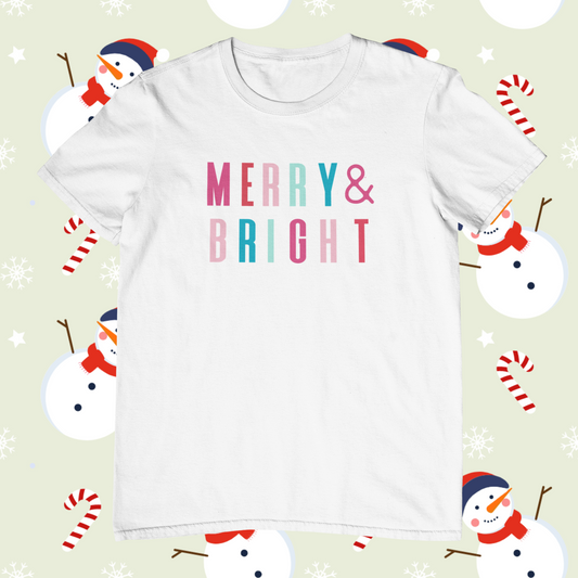 Merry & Bright Christmas Logo
