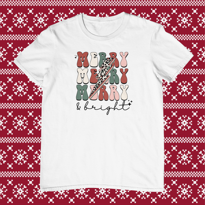 Merry & Bright Lightning Bolt Logo