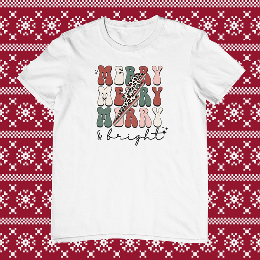 Merry & Bright Lightning Bolt Logo