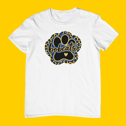 Bobcats Paw Print Logo