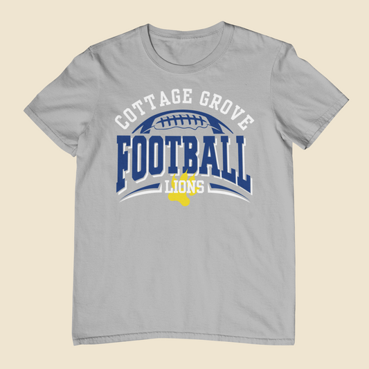 Cottage Grove Lions Football Logo