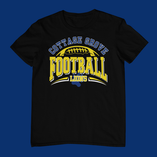 Cottage Grove Lions Football Logo
