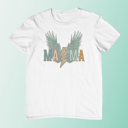 MaMa Wings & Lightning Bolt Logo
