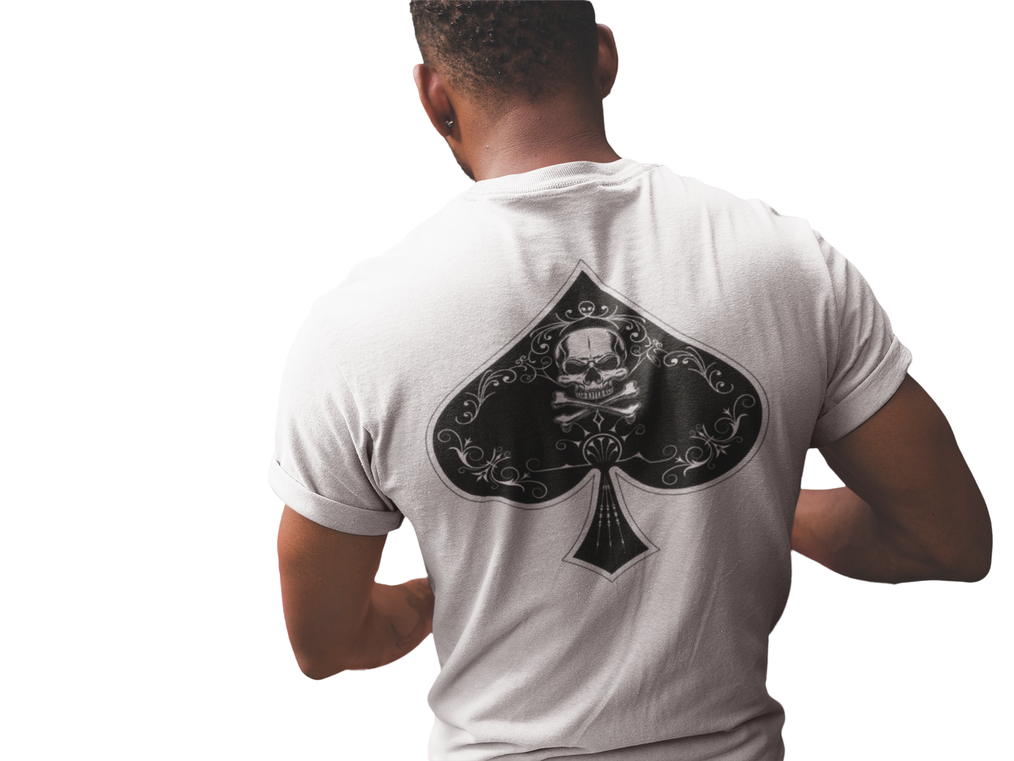 Skulls and Spades Front/Back Design
