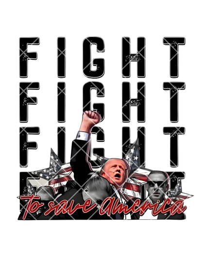 Trump Fight Fight Fight 24' Logo