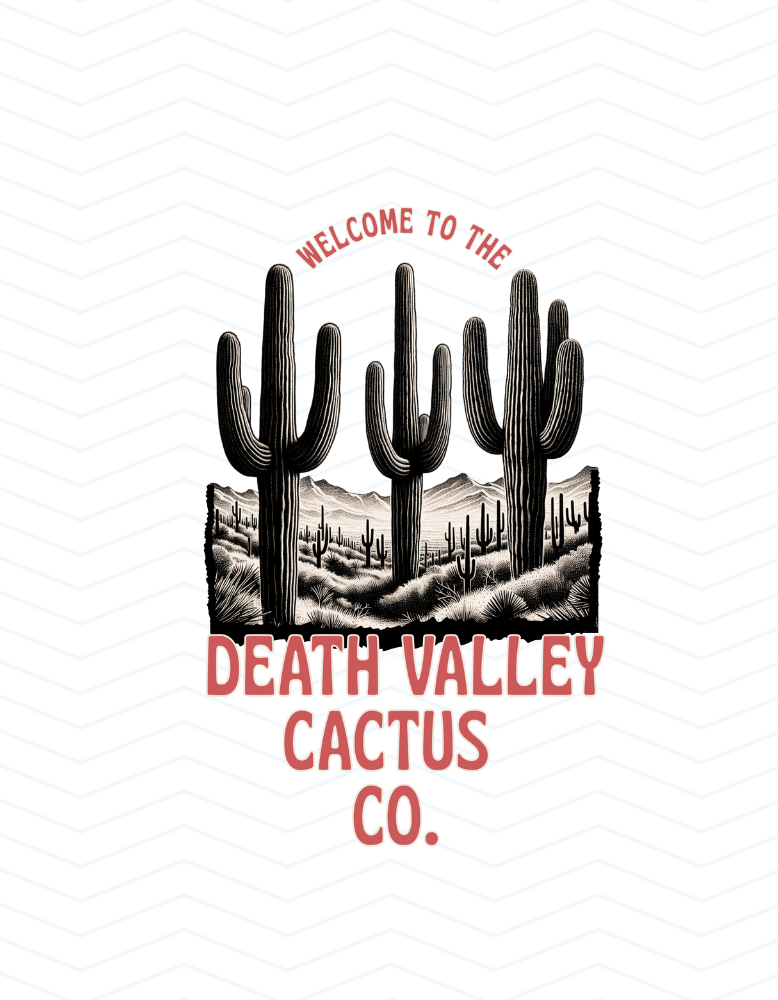 Welcome To The Death Valley Cactus Co.-PINK