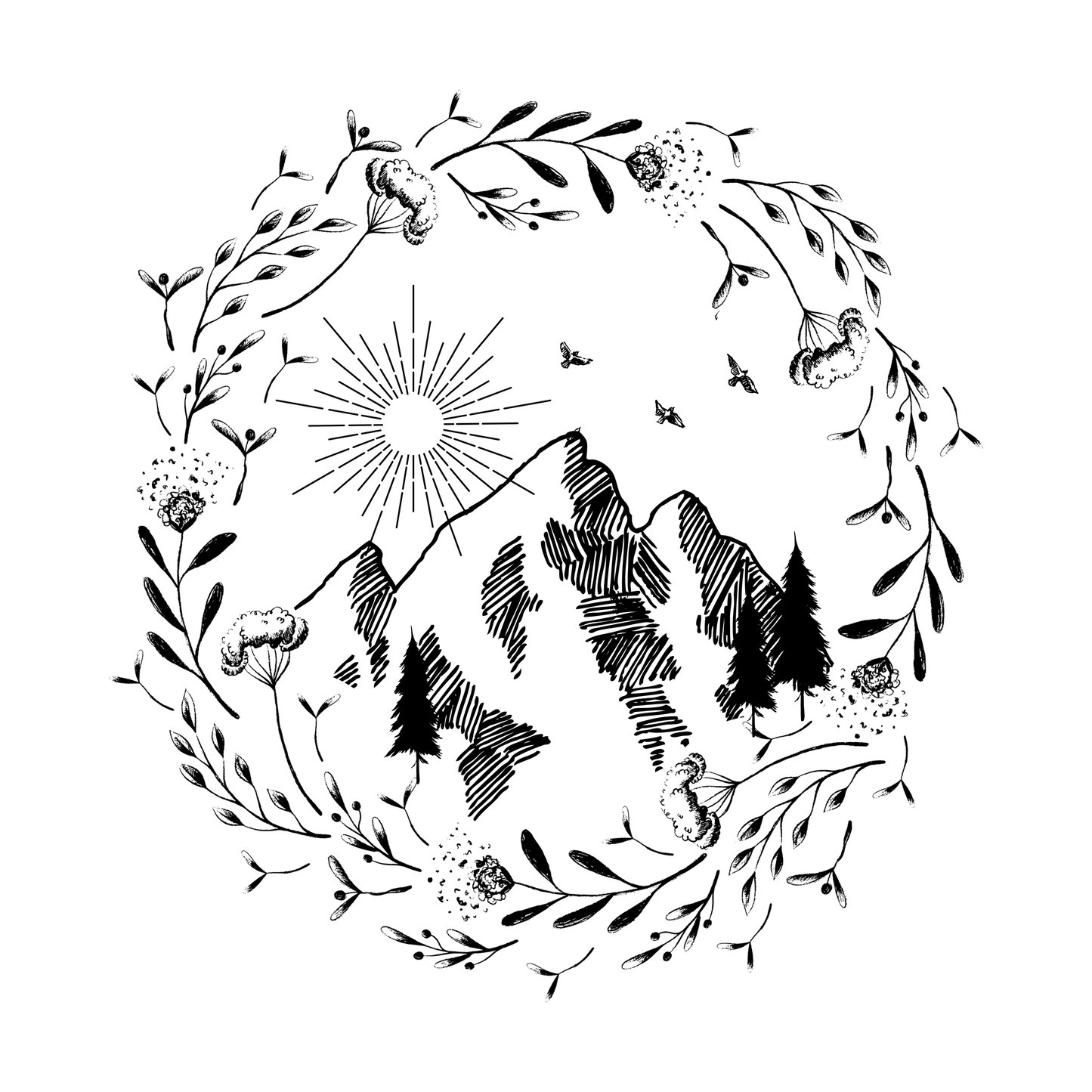 Wildflower Mountains Logo